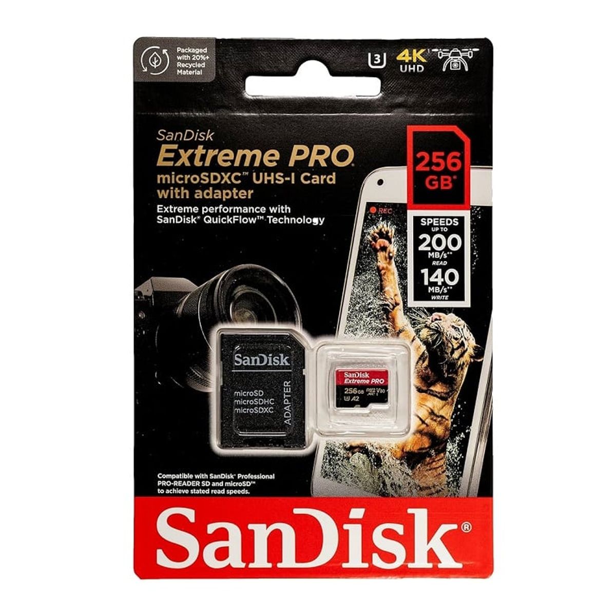 SANDISK - Memoria MicroSD SanDisk Extreme Pro 256Gb UHS-I