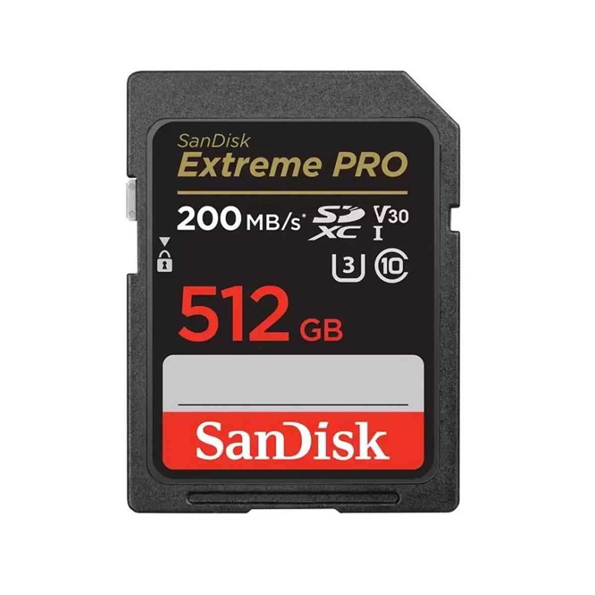SANDISK - Memoria SD SanDisk Extreme Pro 512Gb Video Class V30