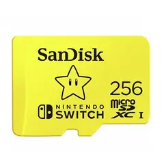 SANDISK - Memoria MicroSD NintendoSwitch 256GB UHS-I Lec100MBs Esc90MBs