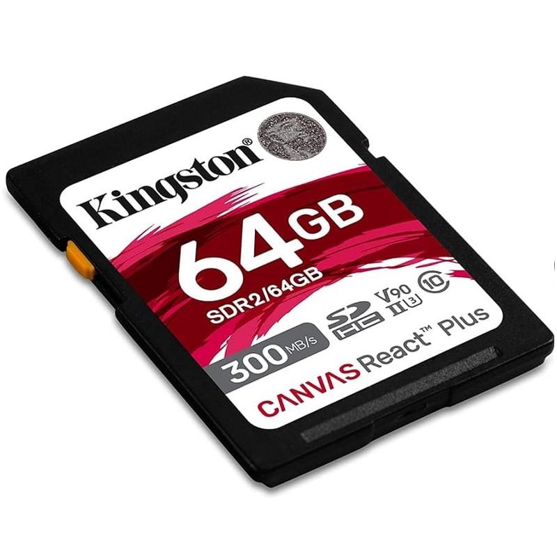 KINGSTON - Memoria SD Kingston Canvas React Plus SDXC 64 GB UHS-II