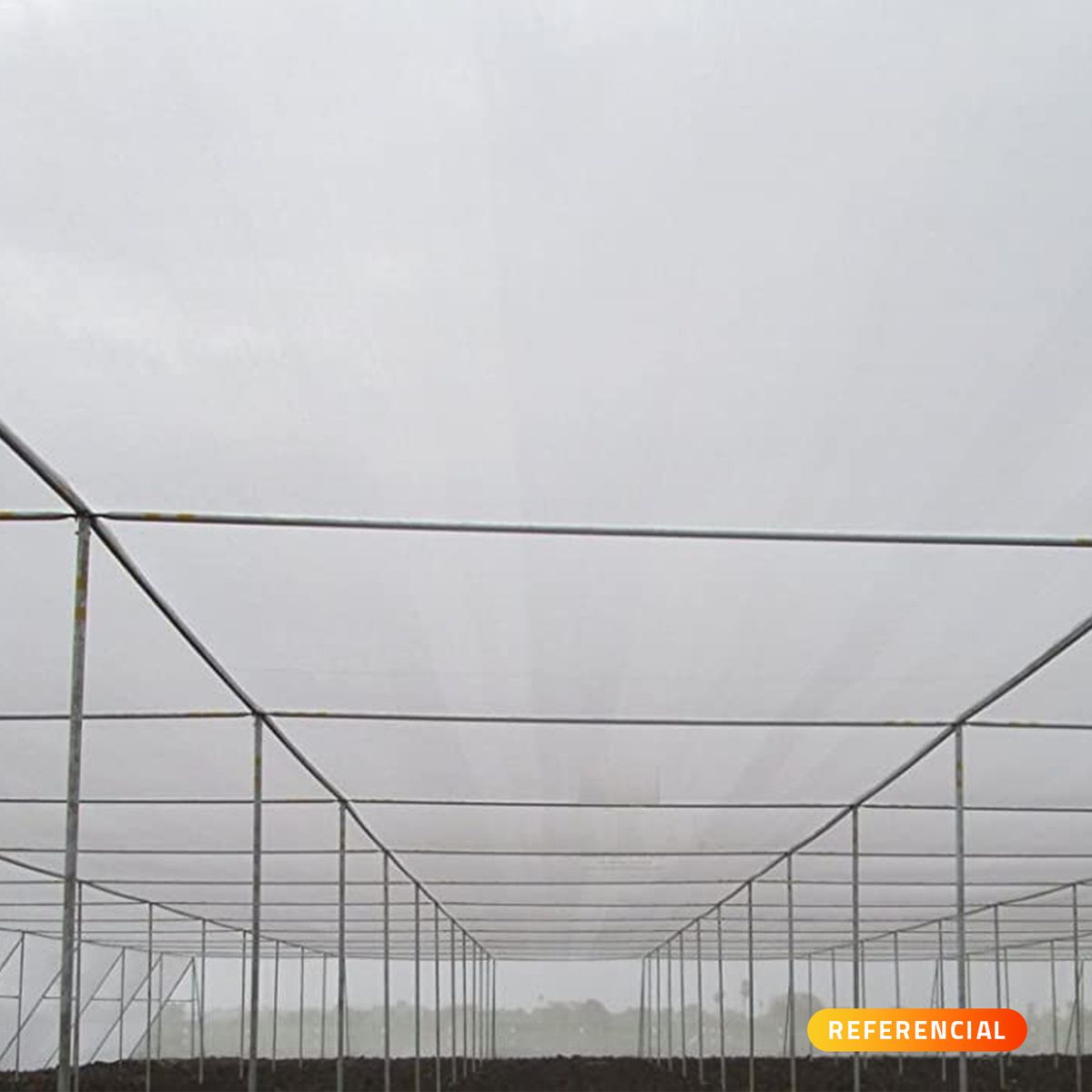 QRUBBER - Malla Raschel Sombra 80% 2,1mt x100mt Blanca Qrubber