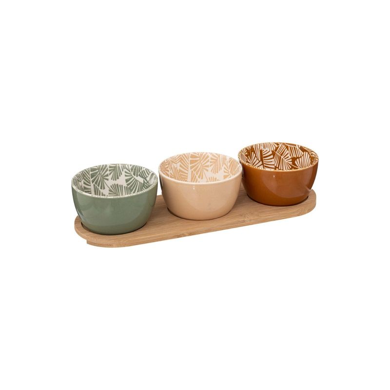 5FIVE - SET TABLA + 3 POSILLOS APERITIVO COLORES 5FIVE