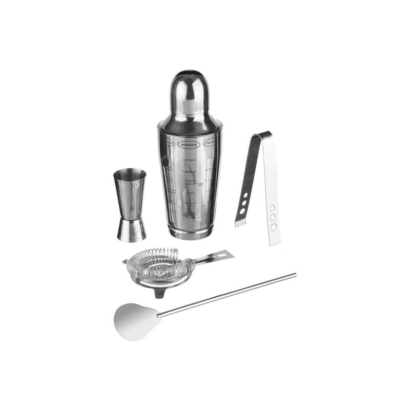 SECRET DE GOURMET - Set Coctelería 5 Piezas Acero Inox SECRET DE GOURMET