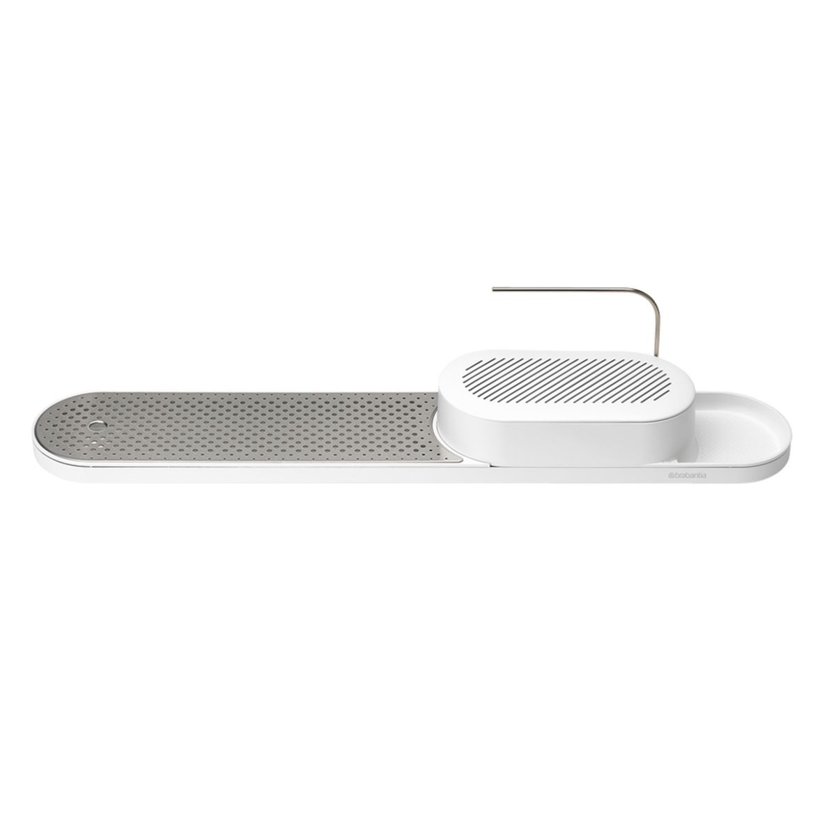 BRABANTIA - Organizador y bandeja de secado SinkStyle Fresh White BRABANTIA