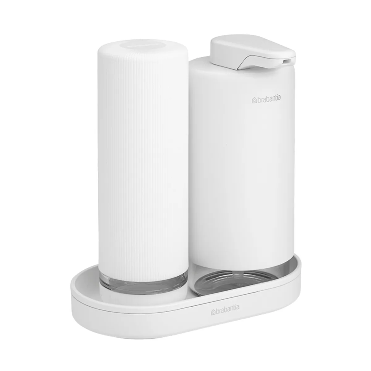 BRABANTIA - Set Dispensador de jabón SinkStyle 2x200 ml Fresh White