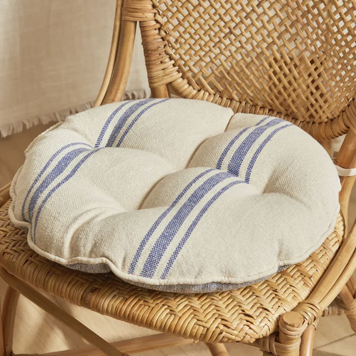 CALMA HOUSE - Cojín de Silla Bari Azul 40x4 Calma House