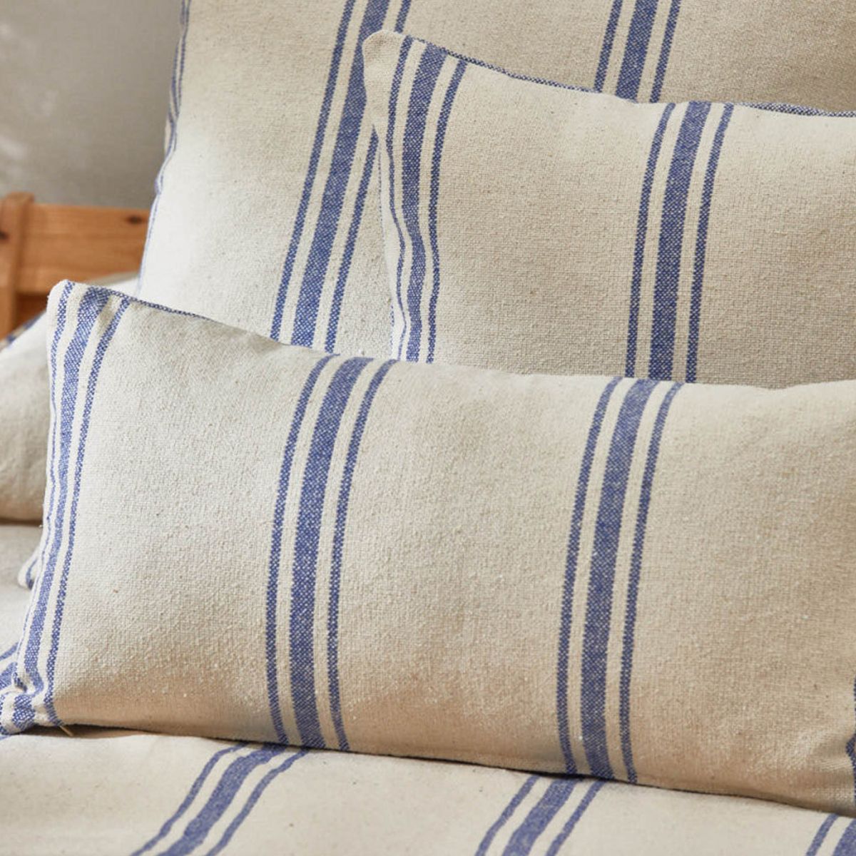 CALMA HOUSE - Funda Cojín Bari Azul 30x60 Calma House