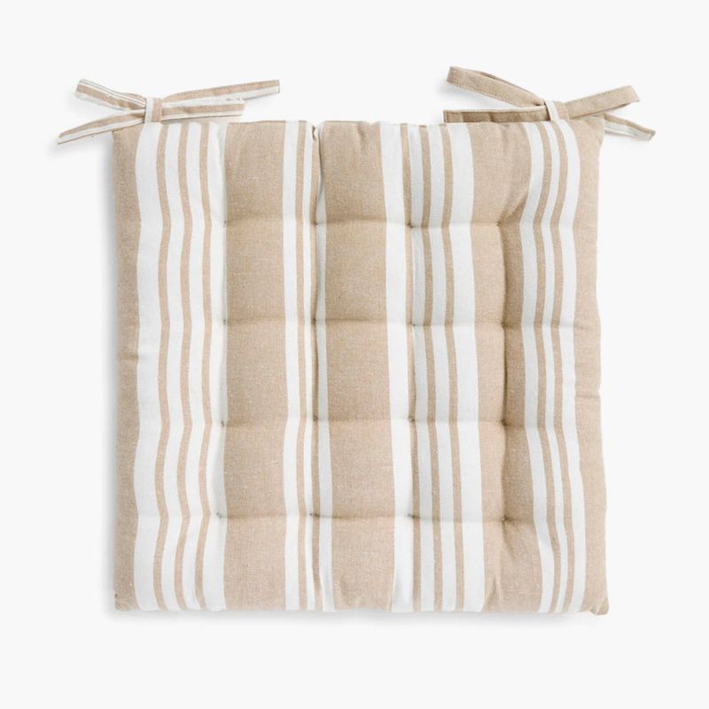 CALMA HOUSE - Cojín de Silla Malgrat Beige 40x40x4 Calma House