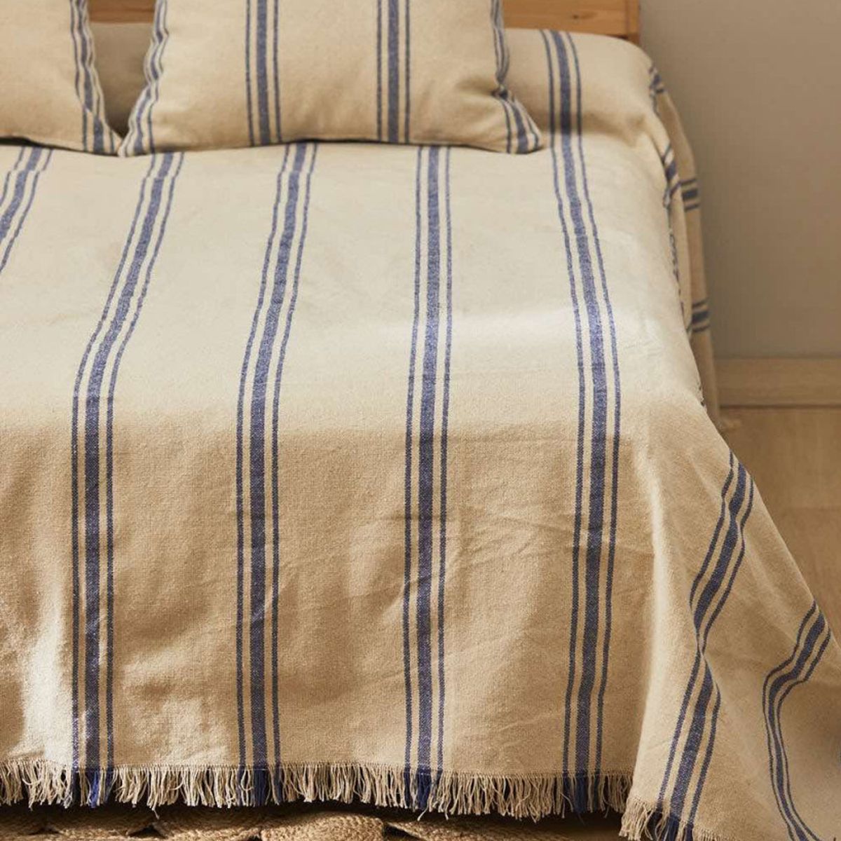 CALMA HOUSE - Cubrecama Bari Azul 180x260 (cama 1 o 1 1/2 plazas) Calma House