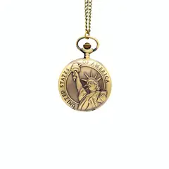 OEM - Reloj Bolsillo Estatua de la Libertad