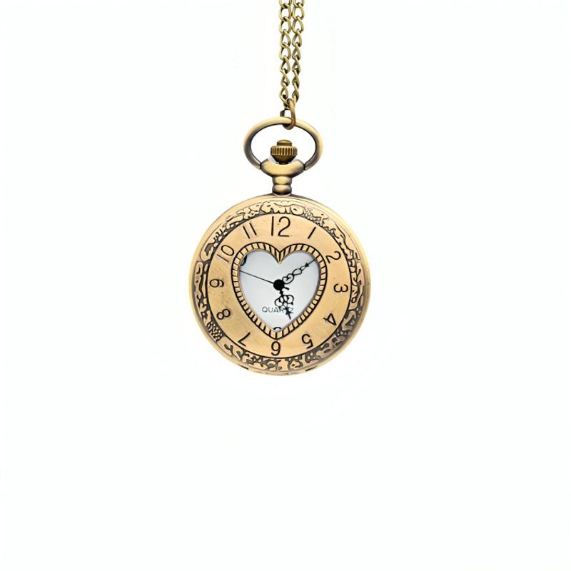 OEM - Reloj Bolsillo Esfera Corazón