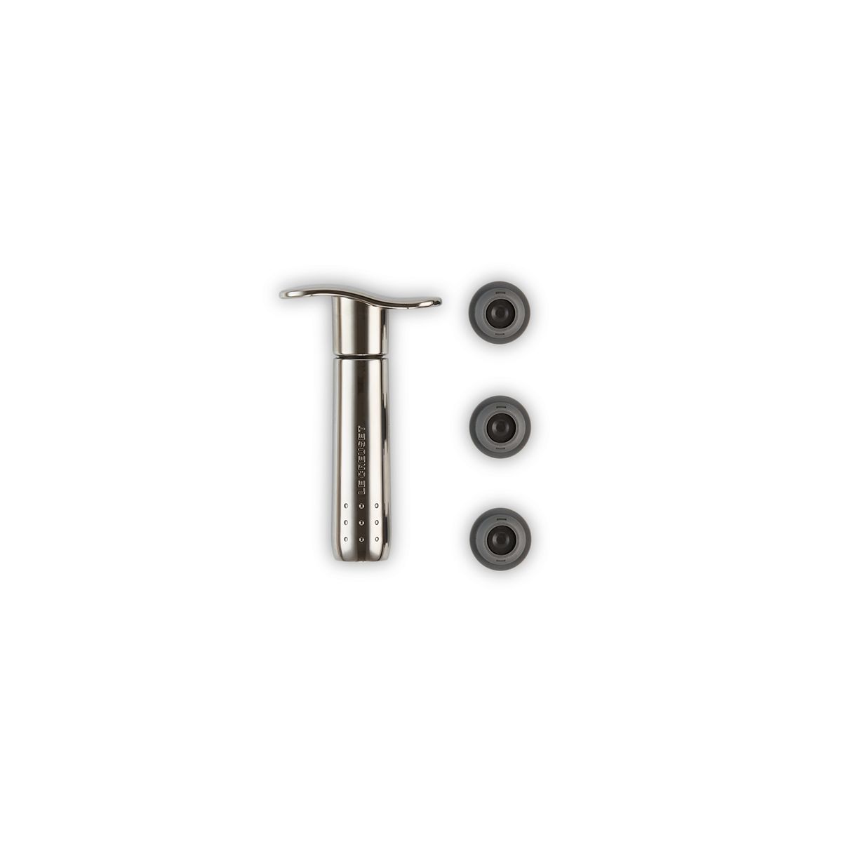 LE CREUSET - Le Creuset Bomba Vacio Metal Black Nickel + 3 Tapones