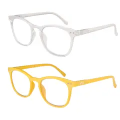 KANALLA - Pack 2 Lentes Descanso Filtro Luz Azul y UV mod Avocat Amarillo/Transparente