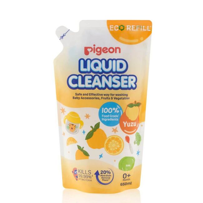 PIGEON - Limpiador de Mamaderas PIGEON Yuzu Citrus Recarga 650ml