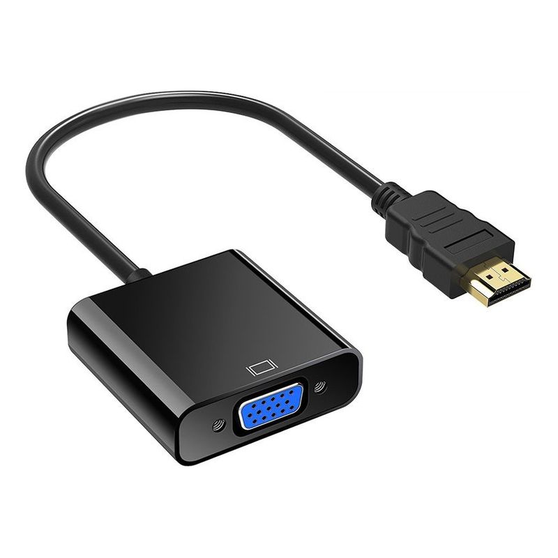 GENERICO - Hdmi Macho A Vga Hembra Adaptador Conversor Convertidor