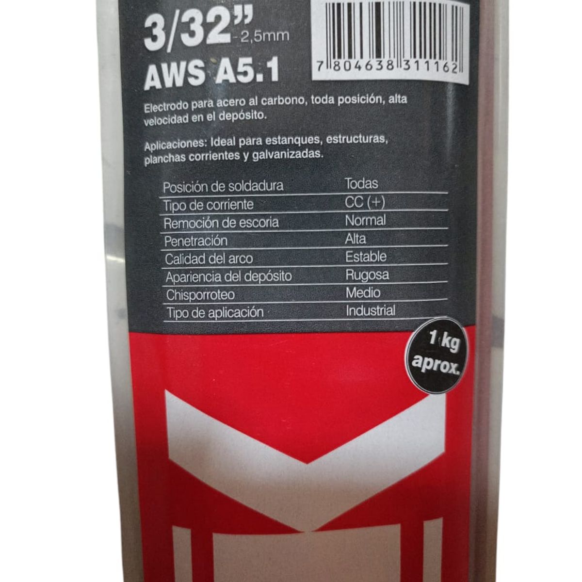 DELTA - Electrodo 6010 3/32 Bolsa 1kg DELTA