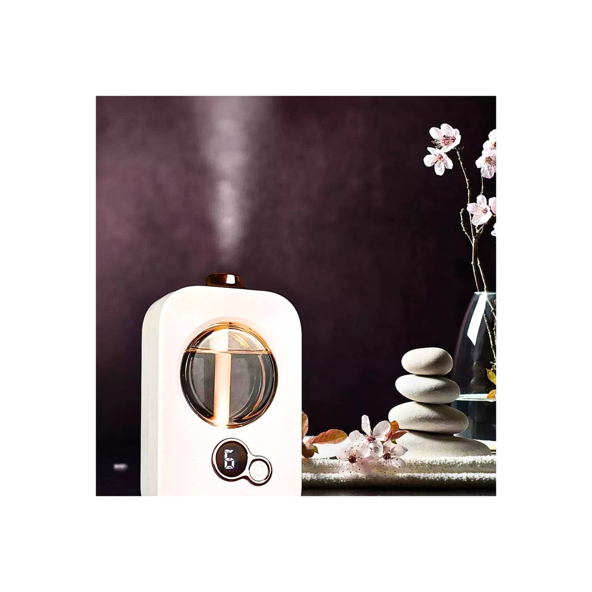 GENERICO - Pack Humidificador Led + 3 Intensas Esencias Aromas Kit