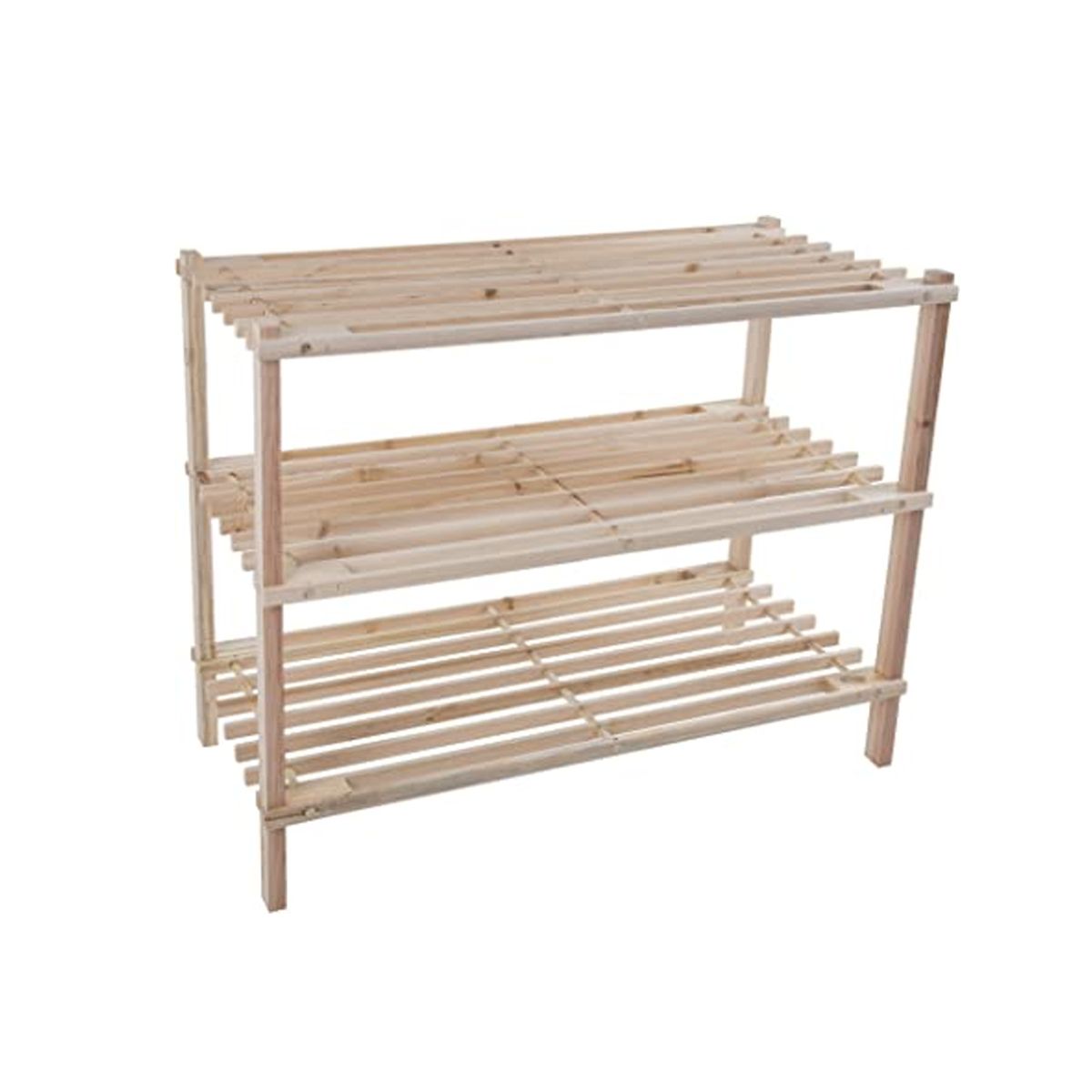 NEWTREE - Zapatero De Madera 3 Niveles