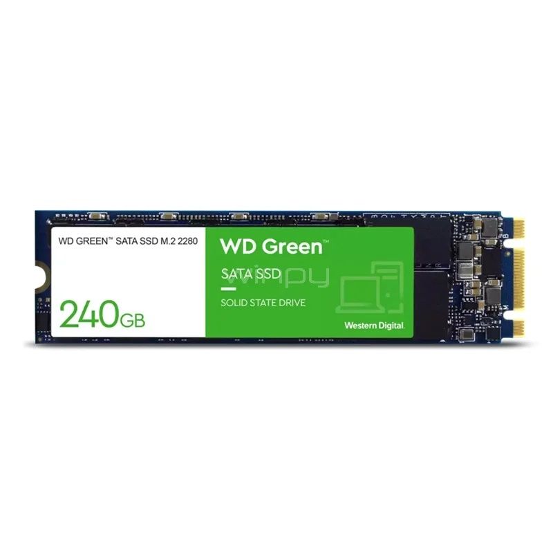 WESTERN DIGITAL - Unidad SSD Western Digital Green 240Gb M.2 22*80 Lec 545MB/s