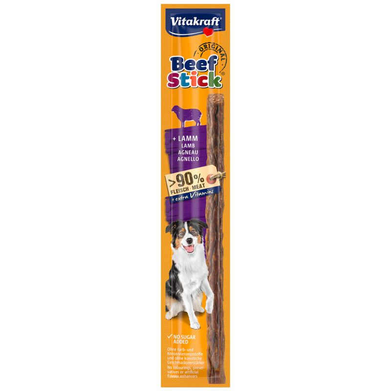 VITAKRAFT - Vitakraft Snack Beef Stick Perro Sabor Cordero 1 Stick