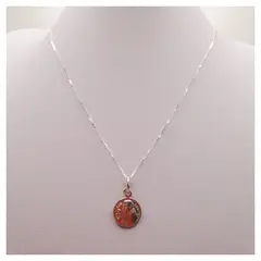CAT JOYAS - Cadena con San Benito de plata fina 925