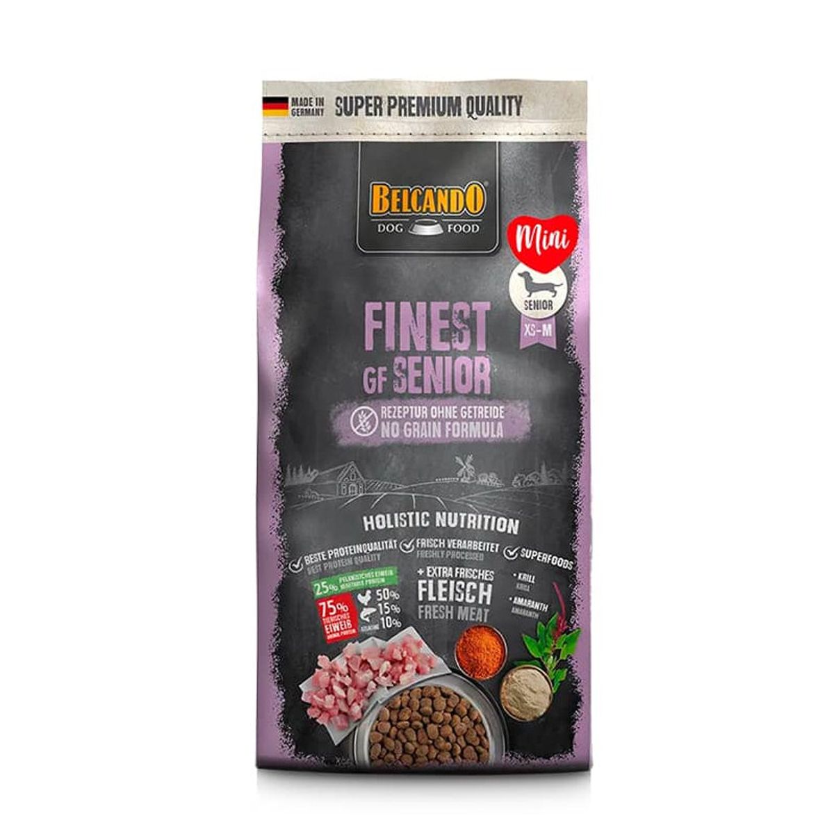 BELCANDO - Alimento Belcando Finest Grain Free Senior Perro 12.5Kg