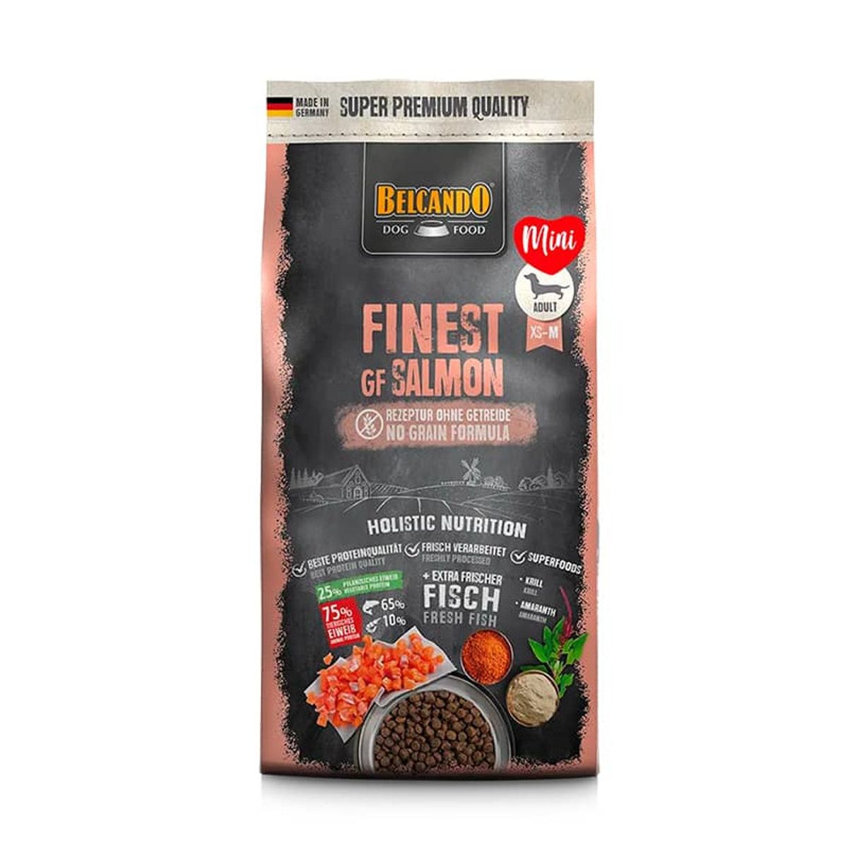 BELCANDO - Alimento Belcando Finest GF Salmon Sin Granos Perro 12.5Kg
