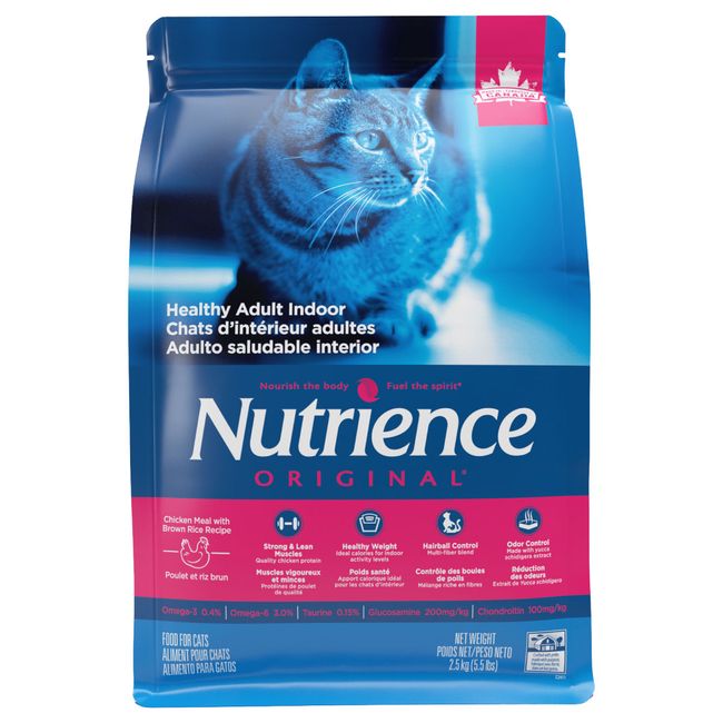 NUTRIENCE - Alimento Nutrience Original Indoor Para Gato, 2.5Kg