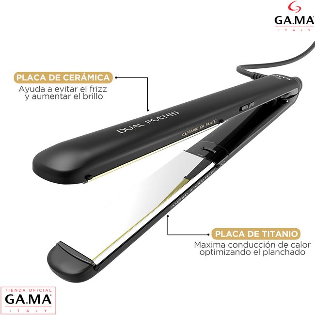 GAMA - Alisadora Cp14 Dual Plates Gama On-Off Ceramic Oil Bivolt