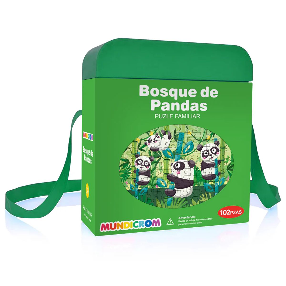 MUNDICROM - Puzle Familiar Bosque De Pandas 102 Piezas - Mundicrom