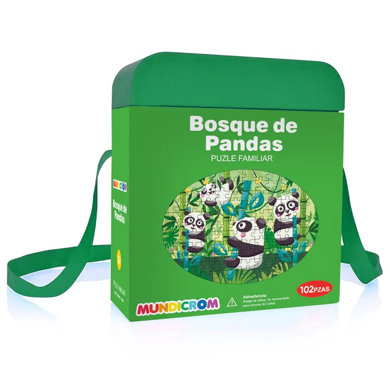 MUNDICROM - Puzle Familiar Bosque De Pandas 102 Piezas - Mundicrom
