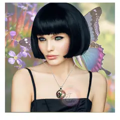 GENERICO - Collar o cadena colibri de largo medio elegante y hermoso