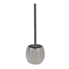 NEWTREE - Cepillo WC Con Recipiente de Cerámica con Brillo Tapa Silicona 2pcs