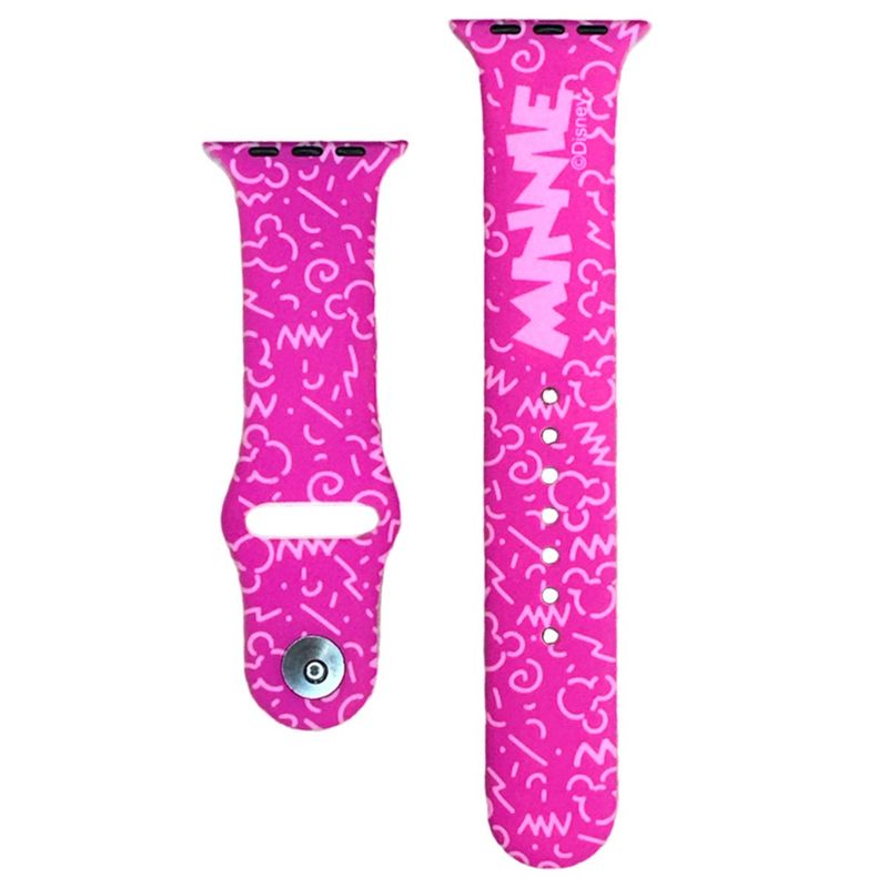 JOIGO - Correa Compatible Con Apple Watch 42mm 45mm 49mm Disney Fucsia.