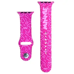 JOICO - Correa Compatible Con Apple Watch 42mm 45mm 49mm Disney Fucsia