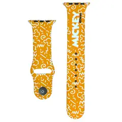 JOICO - Correa Compatible Con Apple Watch 42mm 45m 49m Disney Amarillo