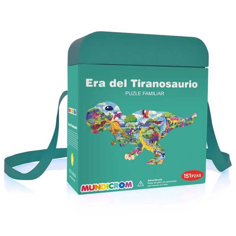 MUNDICROM - Puzle Familiar Era Del Tiranosaurio 151 Piezas- Mundicrom