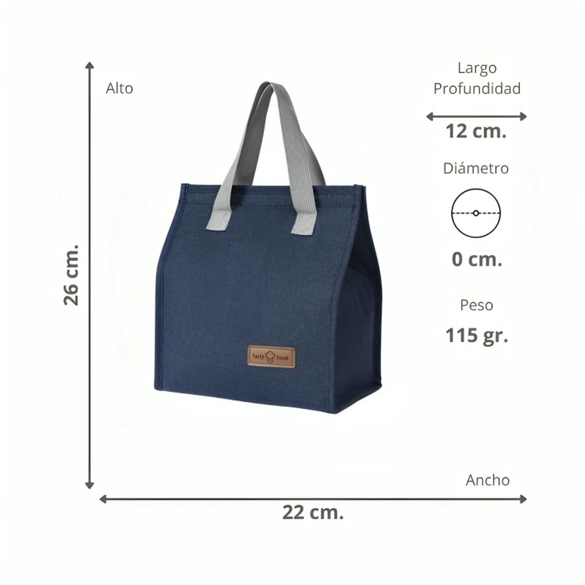 OEM - Lonchera Azul Oscuro