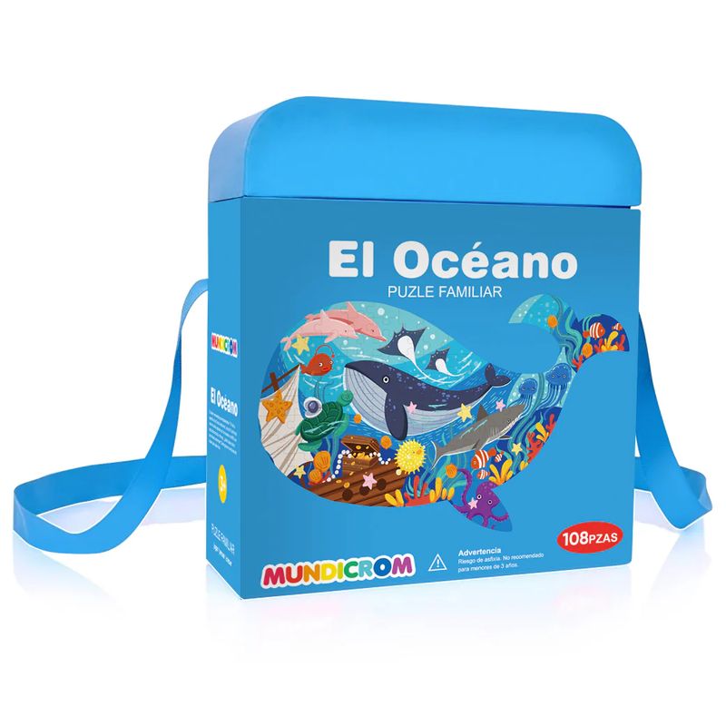 MUNDICROM - Puzle Familiar El Oceano 108 Piezas - Mundicrom…