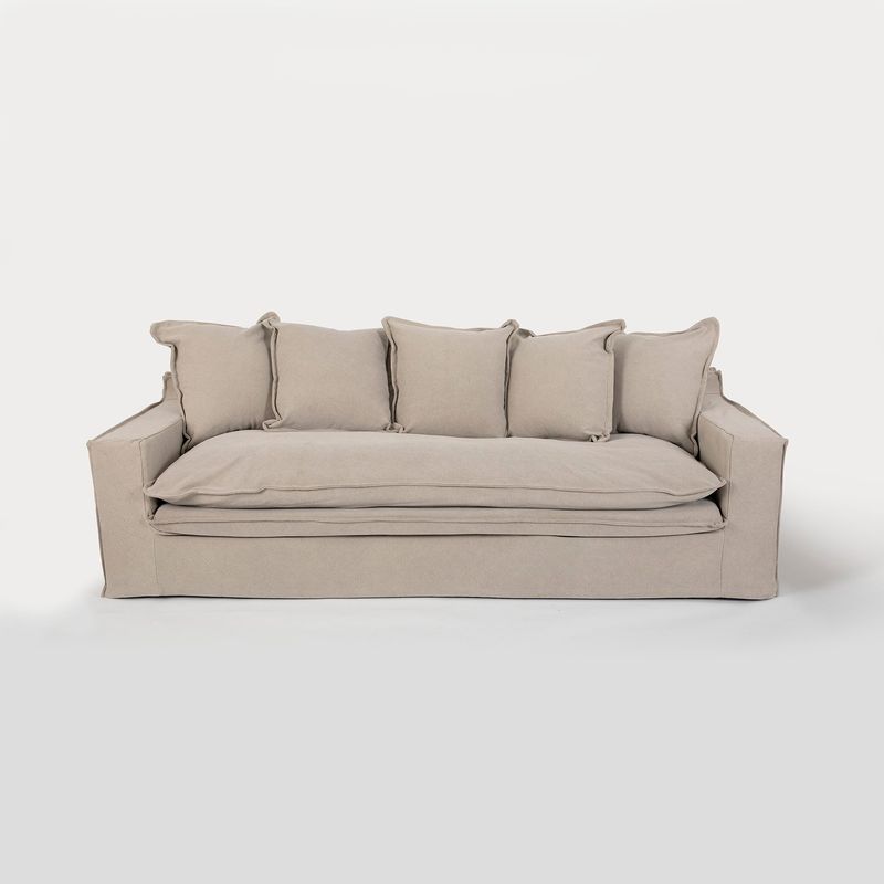 MILK - SOFA 3CUERPOS ORSON PERLA