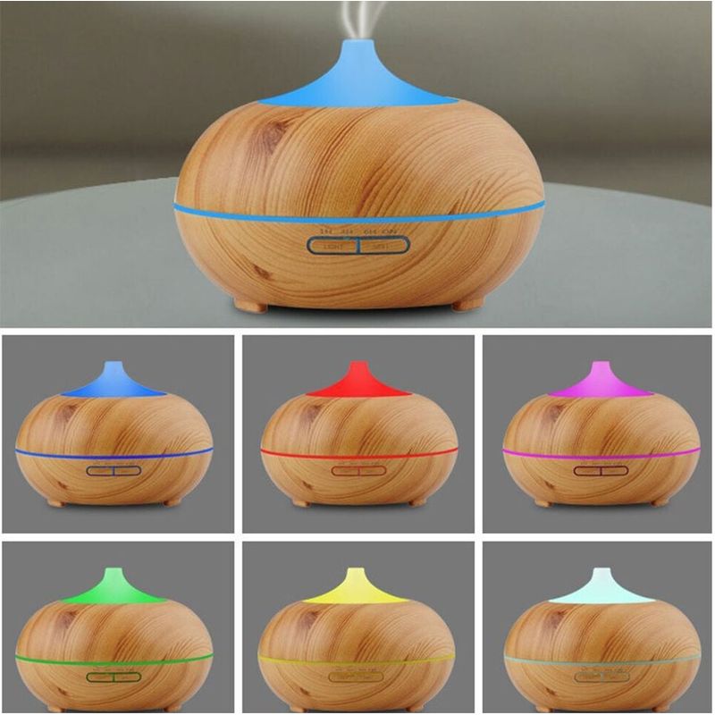 GENERICO - Humidificador AromaterapiaDifusor De Aceite Esencial 7 colores