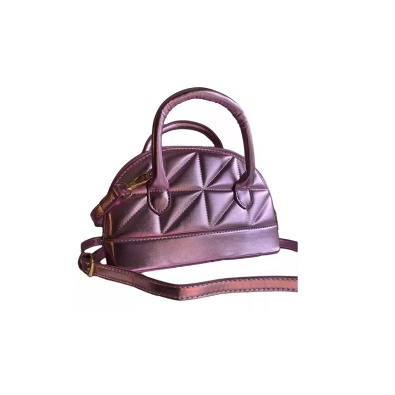 GENERICO - Cartera Bandolera Mujer Cadena Dorada Eco Cuero