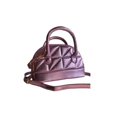 GENERICO - Cartera Bandolera Mujer Cadena Dorada Eco Cuero