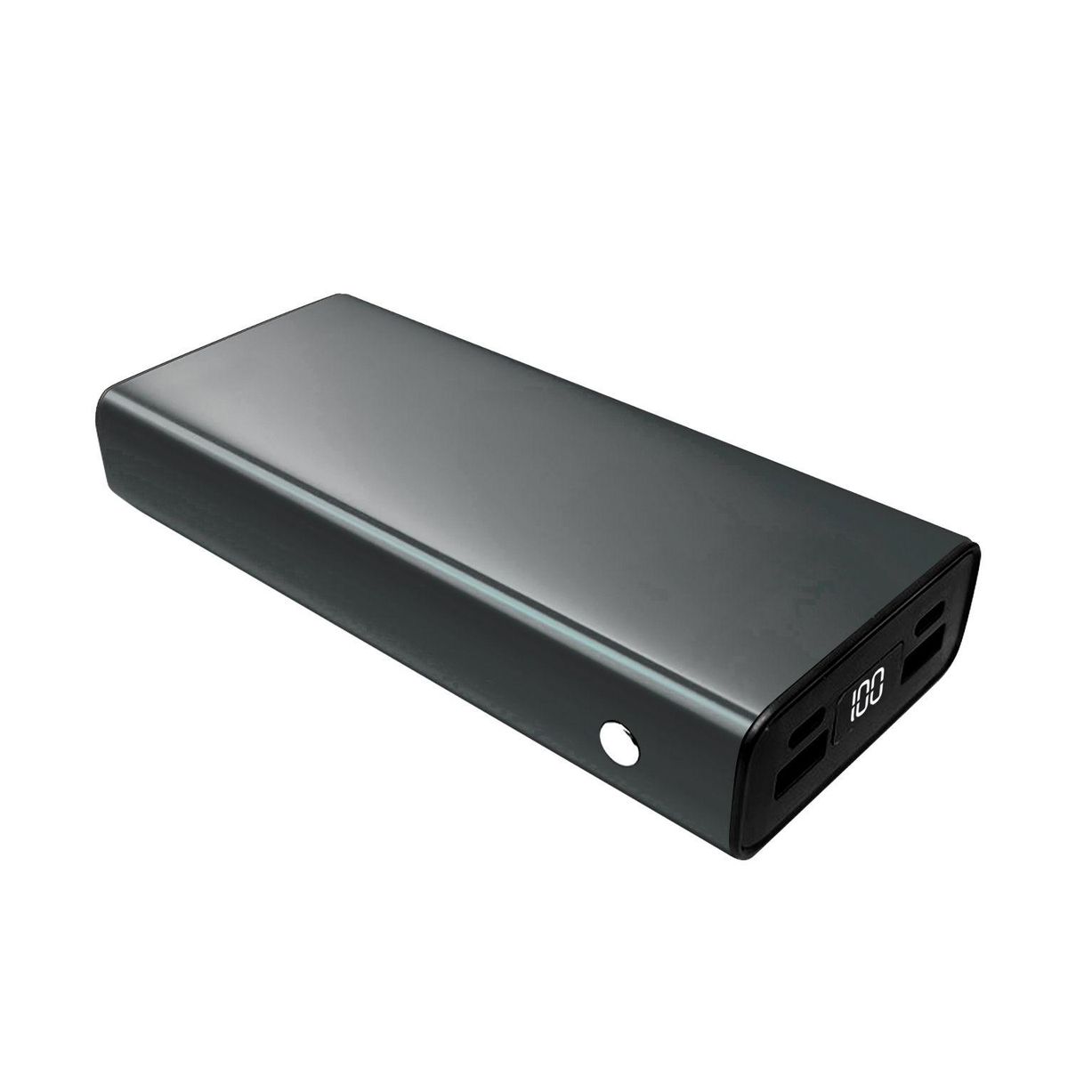 GENERICO - Bateria Externa Power Bank Carga Rapida 20.000MAH - Gris