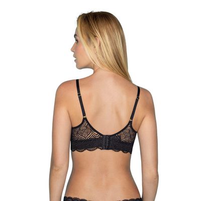 Imagen 2 del producto Sostén ultracómodo con encaje en la base y espalda Comfy Bra 091032 Negro