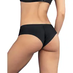 LEONISA - Pack x 2 calzones pantaletas ultralivianos y suaves 12989X2 Cafe Medio / Negro
