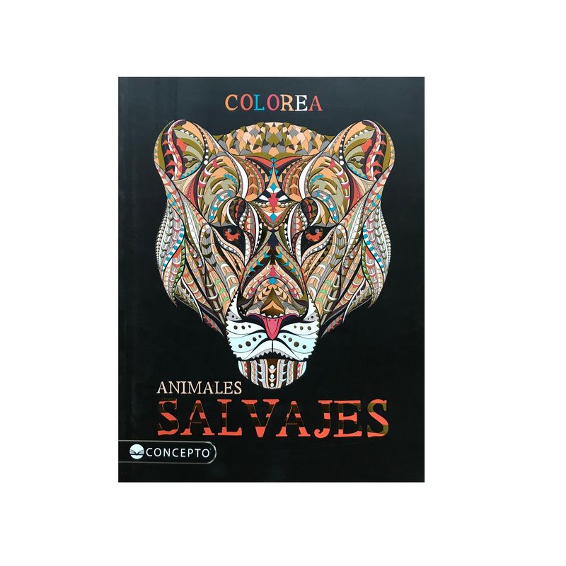 LATINBOOKS - Libro Para Colorear Animales Salvajes