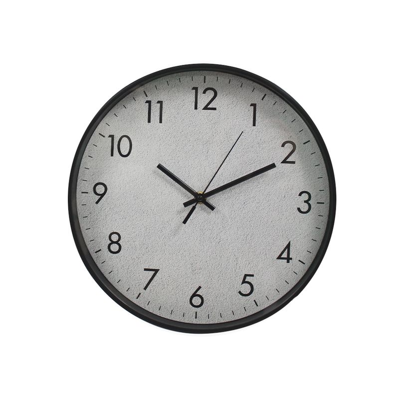 NEWTREE - Reloj Decorativo Negro Moderno
