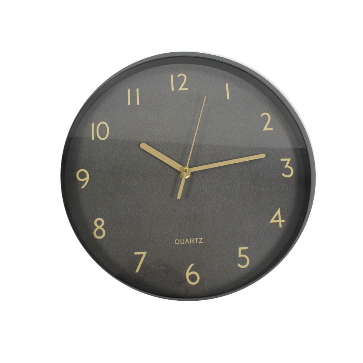 NEWTREE - Reloj Decorativo Negro con Dorado Moderno