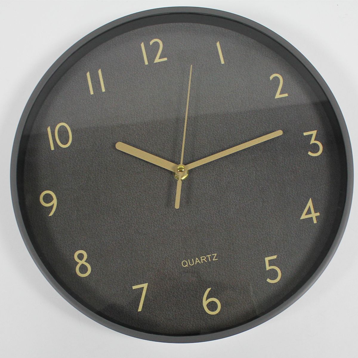 NEWTREE - Reloj Decorativo Negro con Dorado Moderno